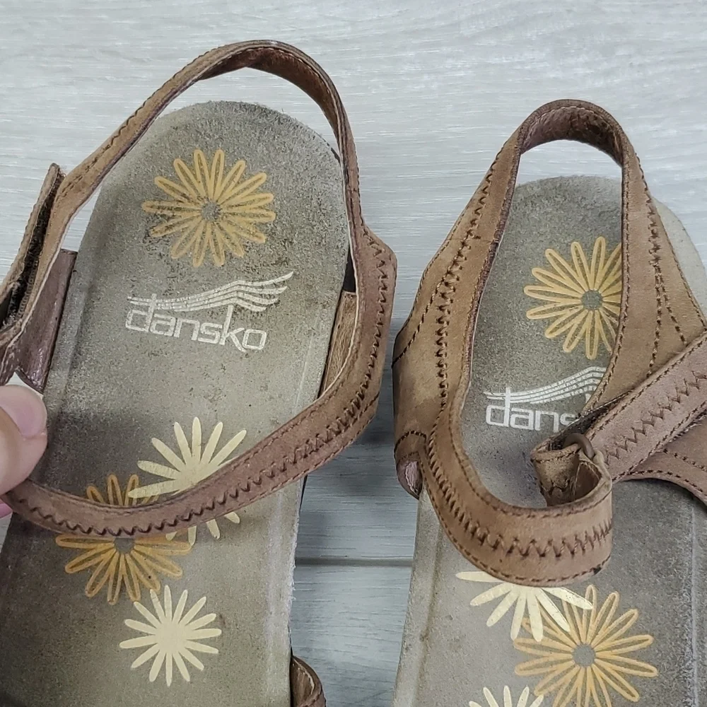 Dansko Women Comfort Professional shoes Sandals Ankle Strap sz 40/9.5-10